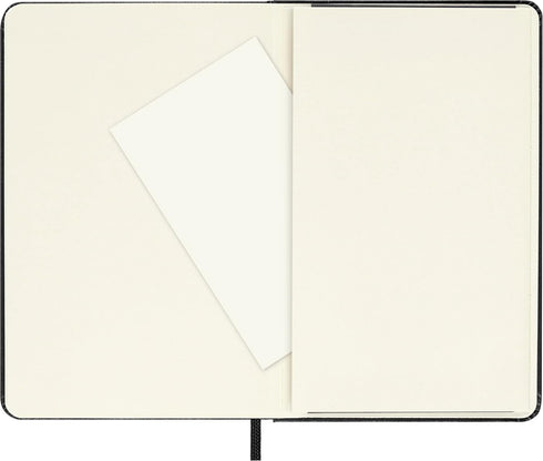Moleskine Classic Notebook, Hard Cover, Pocket (3.5" x 5.5") Plain/Blank, Black, 192 Pages for Daily Use