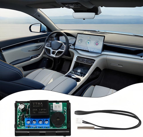 12V -50 110C 20A Joyzan Electronic Temperature Controller, Digital Thermostat Control Module LCD Accuracy Micro Temp