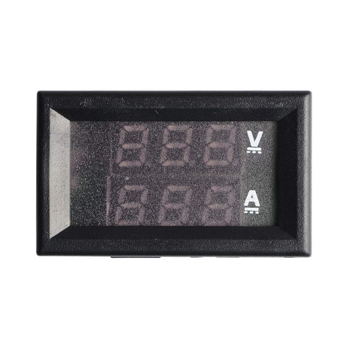 AKK LED Digital Voltmeter Ammeter, Blue Red LED Dual Digital Display Voltage Meter