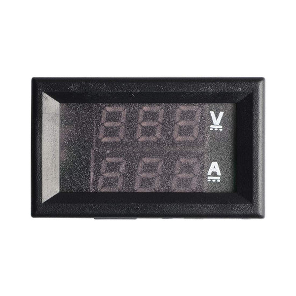 AKK LED Digital Voltmeter Ammeter, Blue Red LED Dual Digital Display Voltage Meter