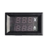 AKK LED Digital Voltmeter Ammeter, Blue Red LED Dual Digital Display Voltage Meter