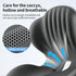 Generic 17.32x15.75x14.57 Inches, Tailbone L-Shaped Ergonomic Seat Cushion with Lumbar Support, Memory Foam Orthopedic