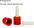 GL14 Red Screw Cap for Lab Washing Bottle, 2PCS/PK by ALWSCI