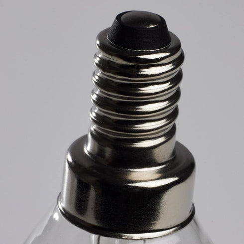 Satco 4-Watt LED E12 Light Bulb, 4000K, Dimmable, 15000 Hour Rating