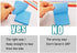 SIMONA Sticky Notes 3x3 in, 6 Color Bright Colorful Sticky Pad, 6 Pads/Pack, 100 Sheets/Pad, Self-Sticky Note Pads