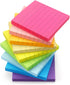 Early Buy Lined Sticky Notes, 3x3 Self-Stick Notes in 9 Bright Colors, 70 Sheets/Pad