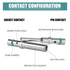 MUYI 30 Pairs DT Connector Terminals Kit, Size 16 Solid Barrel Male Pins & Female Sockets for Wire Harness