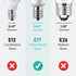 E17 LED Bulb 6W(60 Watt Equivalent), Intermediate Base Spotlight Bulb, Warm White 3000K, E17 Reflector R14 Bulb for Curio Cabinet, Non-Dimmable, Pack of 2 by Maelsrlg