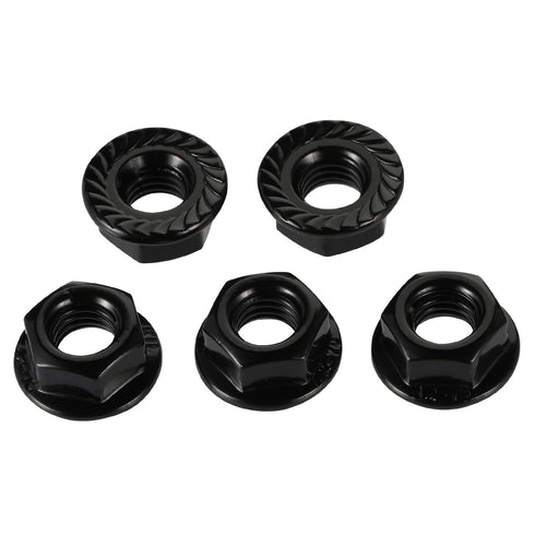 Generic M6 1.00mm 18-8, 50 Pack x Hex Nuts, Carbon Steel Black Oxide, Full Thread, Hex Drive, Bright Finish, Carbon