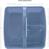Teacher Created Resources Slate Blue Portable Plastic Storage Caddy 6-Pack, 3 Compartments for Classrooms, Kids Room,