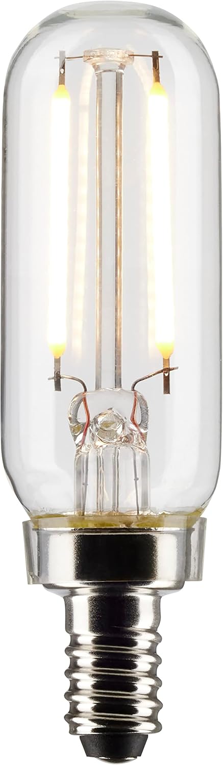 Satco S21340/06 2.8-Watt E12 Bulbs, 2700K, 15000 Dimmable, 6 Pack LED Light Hour Rating
