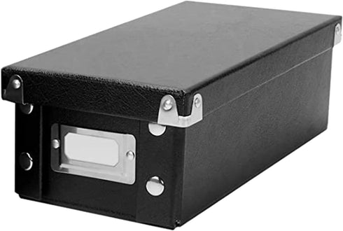 Snap-N-Store Index Card Holder: Collapsible Organizer Box for 1100 Flash Cards - Recipe or Note Card Storage