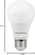 A19 Bulb, 5.5W, 40W 13 Dimmable, 450 2700K, 1 Pack (74688) Sylvania LED Light Equivalent, Year, Lumens. Soft White