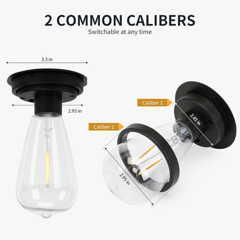 1 Pack Replacement Solar Light Parts-Solar Lanterns Outdoor Waterproof Two Sizes for Versatile Switching They Can Serve
