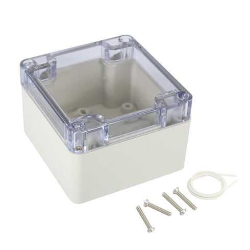 ABS Plastic Junction Box, Dustproof Waterproof IP65 Electrical Box, Universal Project Enclosure Grey, 3.3"x3.2"x2.2"