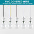 65Ft 18/2 300V SPT-1 PATIKIL PVC Covered Wire, Lamp Cord Insulated Heat Resistant Electronical Flexible Cable for LED