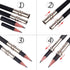 GTHER 5PCS Double Head Pencil Extender, Adjustable Lengthener with Aluminum Handle for Colored Pencils, Black