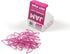 JAM PAPER Colorful Butterfly Clips - Pink Paper Clamps, 15/Pack