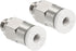 PATIKIL M5 Push to Fit 3mm OD Hose Connect Fittings, 2 Pack Straight Coupling Adapter for Gas Pneumatic