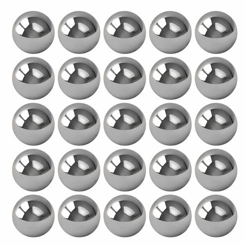 BC Precision 1/2 Chrome Steel Bearing Balls G25 (0.50), AISI 52100, Precision