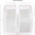 Teacher Created Resources White Portable Plastic Storage Caddy 6-Pack for Classroom and Office Organization