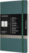 Moleskine PRO Notebook, Soft Cover, Large (5" x 8.25"), Forest Green, 192 Pages for Professional Project Planning