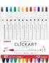 Zebra Clickart Water-based Pen, Standard 12 Colors Set, WYSS22-12CST