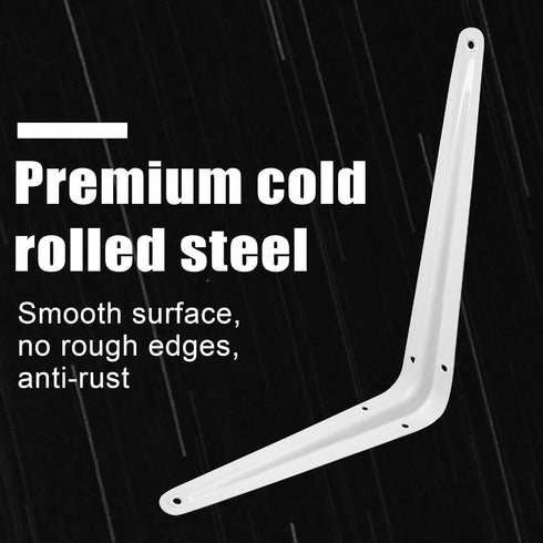 verkelly 4 8 10 Inch Pcs Shelf Brackets, x Heavy Duty Metal Wall Corner Angle Shelving for Wall Hanging Shelves