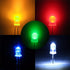 HUAREW 500 3mm 5mm Pcs Clear LED Light - & Emitting diode led kit for Science Project Experiment(Multicolor)