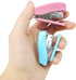 Honbay Portable Mini Cute Desktop Stapler Set with 640PCS No.12 Staples for Office, School, Home, Travel