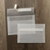 LUXPaper A8 Invitation Envelopes, 50 Qty, Clear Translucent, 5 1/2 x 8 1/8, Perfect for Invitations, Announcements