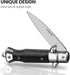 Cool Folding Pocket Knife, Mini EDC Knife with Unique Design, Small Box Cutter, Tiny Knives for Everyday Carry