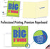 NobleWorks Big 3rd Work Anniversary Card, Jumbo 8.5 x 11 Notecard for 3 Year Employee w/Envelope for Men, Women