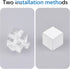 8Pcs INCREWAY Acrylic Cube Corner Code Connectors Square Acrylic Corner Code Support Shelf Corner Brace Right Angle