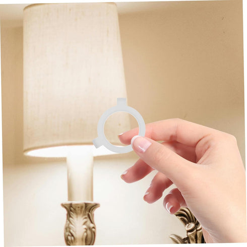 10Pcs PRETYZOOM Lamp Adapter Converters Lampshade Reducing Rings for Indoor Lighting Fixtures Stylish Design Fit