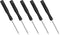 5PCS Mini Slotted Screwdriver Set, 3mm Flat Head for Watch, Eyeglasses, Electronics Repair (Black Handle)
