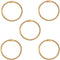 XMHF 2 Inch Loose Leaf Binder Rings, Nickel Plated Steel, 5 Pack, for School Home Office
