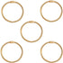 XMHF 2 Inch Loose Leaf Binder Rings, Nickel Plated Steel, 5 Pack, for School Home Office
