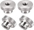 uxcell 4Pcs M6x1mm Knurled Thumb Nuts - 304 Stainless Steel Round Knobs Fasteners for 3D Printer Parts