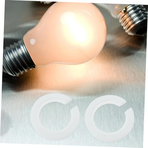 24pcs Commercial jojofuny Lamp Shade Conversion Lightweight Adapter for Table and Floor Lamps Easy to Install for Home