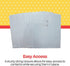 School Smart Top Loading Polypropylene String Envelopes, Letter Size, Pack of 12, Clear