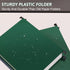 Plastic Hanging File Folder Extra Capacity, 12 Pack Reinforced Hang Folders with Heavy Duty 2 Inch Expansion, Letter