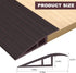 2/5" 3/5" 10 Vinyl Door Threshold Flooring Transition Strip Self Adhesive Carpet Edging Strip for Laminate Doorway Edge