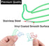 Muka 100 PCS Piggy Paper Clips, Cute Animal Shaped Paper Clips for Office Supplies, 1 1/2"L x 1"W