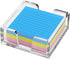 WINFFOR Acrylic Notepad Holder Dispenser - 3x3 in Sticky Note Memo Holder for Desk Organizer (W/O Pads) Office School