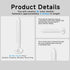 SunDiss 36 3 Inch Pcs Vinyl Shutter Fastener Window Panel Peg Lok Pin Pegs Screws Shutter Spikes Anchor for Installing