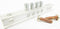 GE TGK4 Ground Bar Kit, Aluminum/Copper Conductor, 4 Terminals for 14 to 4/12 to 10 AWG