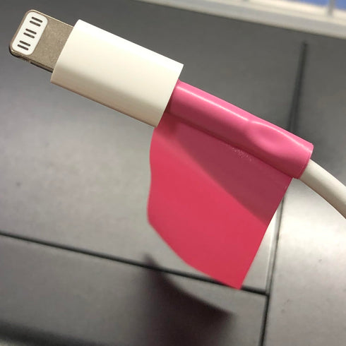 Pink Electrical Tape, 66 feet x 3/4 inch, Waterproof, Strong Adhesive, Vinyl Rubber for 600V & 176?