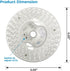 Euri Lighting EMP-2000cec-20 Dimmable LED Light Engine, 6.69" Diameter, 20W (120W Equal), 1800lm, 3000K, 4000K, 5000K