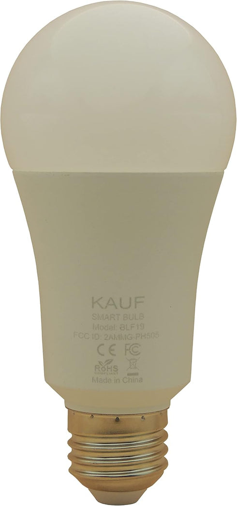 KAUF A19 RGBWW Smart Bulb, Compatible with ESPHome and Tasmota, Made for Home Assistant
